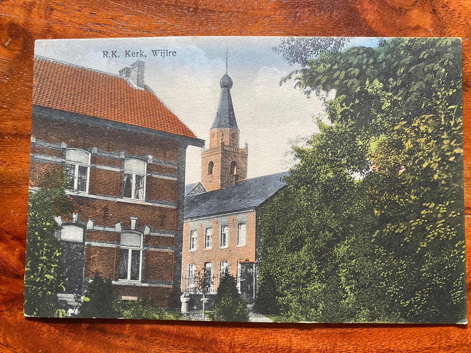 Wijlre.  Zuid-Limburg. R.K. Kerk. St. Gertrudiskerk., Ophalen of Verzenden, 1920 tot 1940, Ongelopen, Limburg