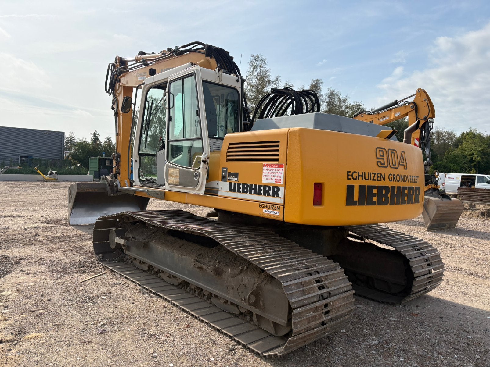 Liebherr 904, Ophalen, Graafmachine