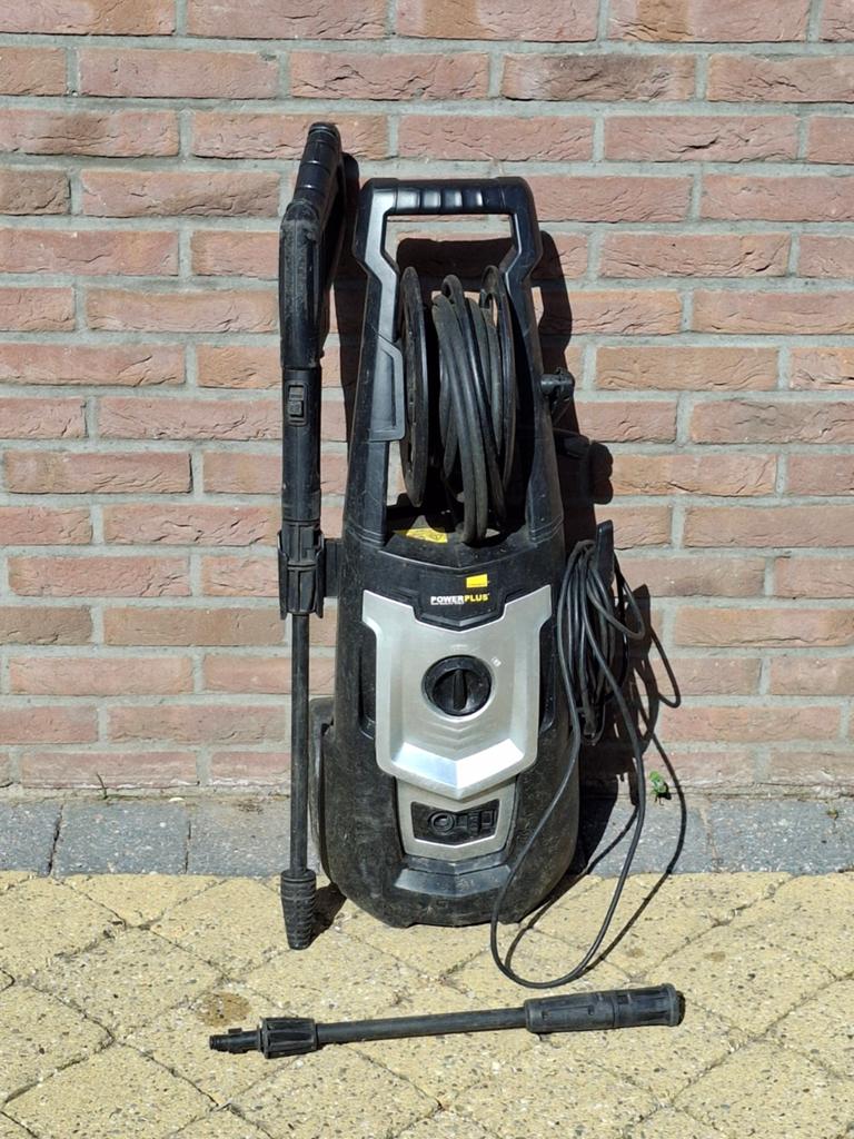 Hogedrukreiniger Powerplus - Werkt, maar lekt, Ophalen of Verzenden, Gebruikt, Elektrisch, Powerplus
