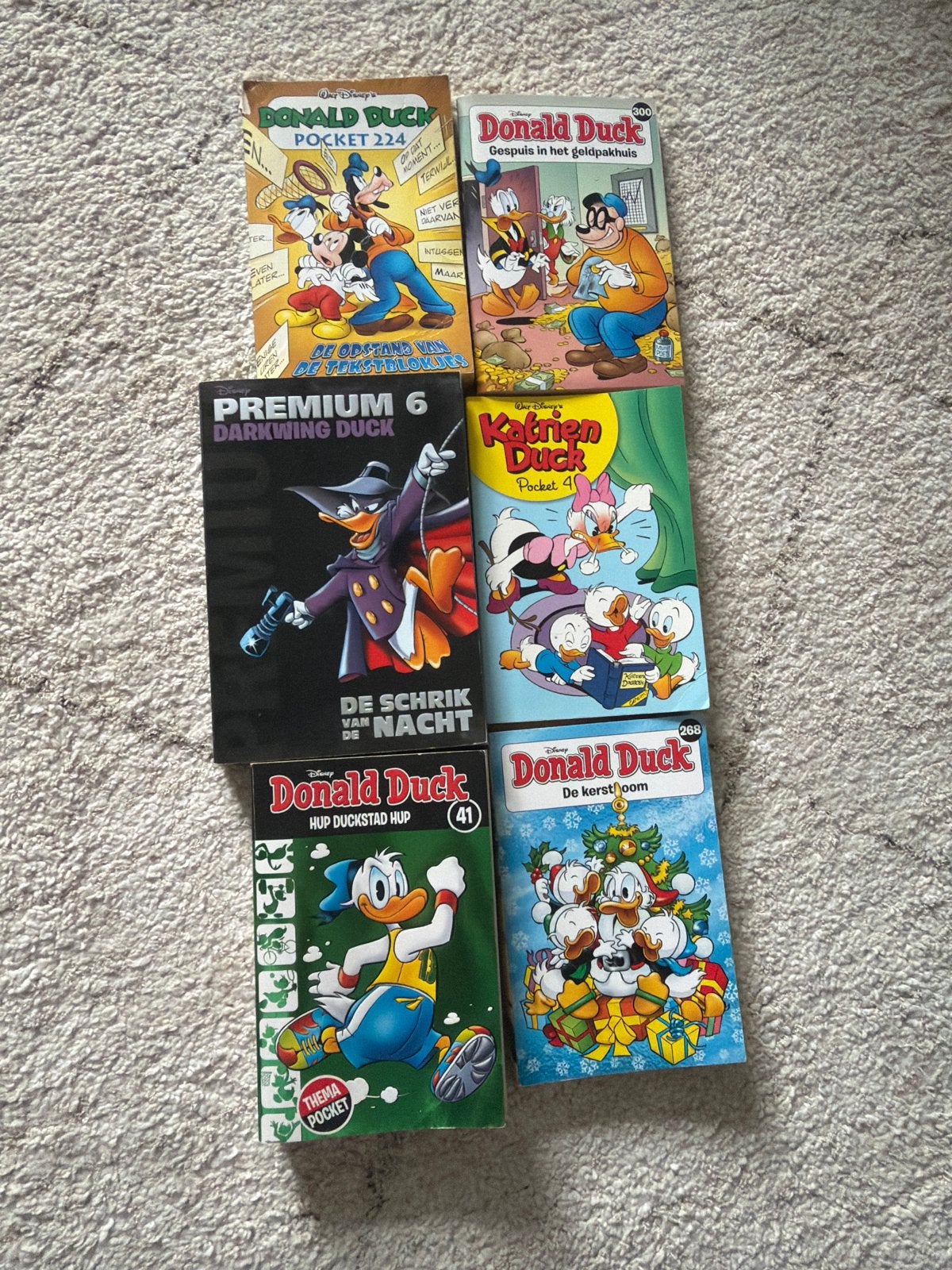 Donald Duck & Katrien Duck Pocket Boekjes - 6 Stuks, Meerdere stripboeken, Ophalen of Verzenden, Gelezen