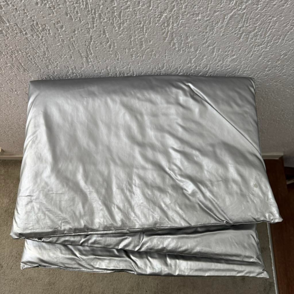 Boxkleed zilver, Verzenden, Zo goed als nieuw, Rechthoekig, Boxkleed