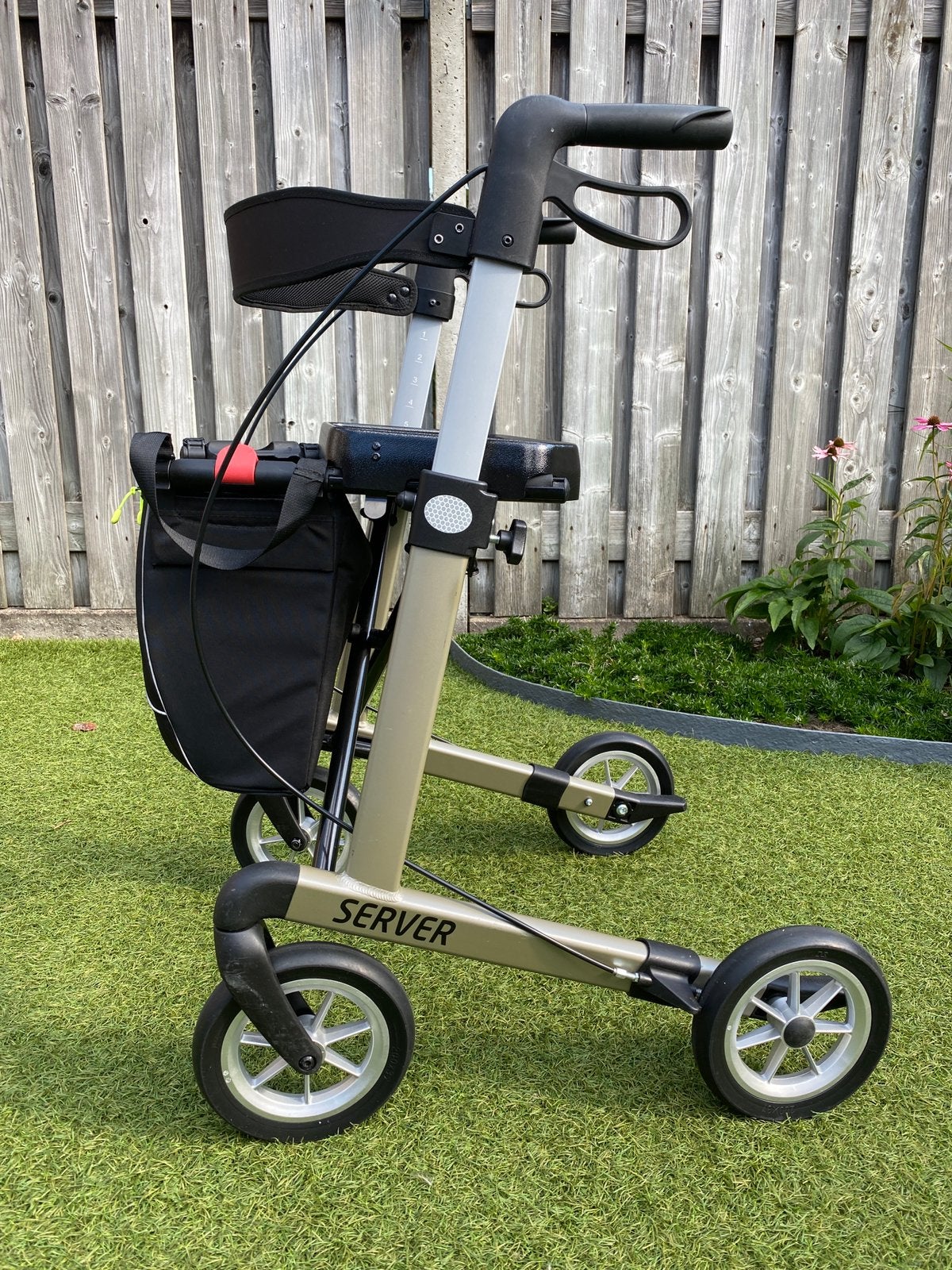 Rehasense Server Comfort L - rollator compleet - Nieuwstaat!, Diversen, Ophalen, Lichtgewicht, Zo goed als nieuw