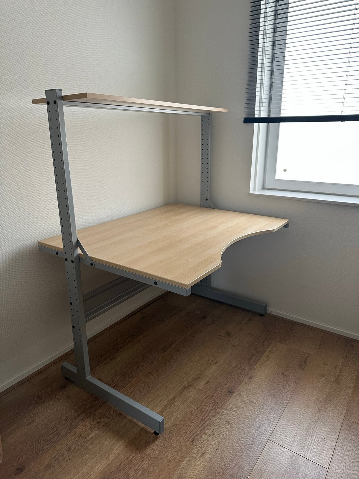 Bureau met opzetstuk, Huis en Inrichting, Bureaus, Ophalen, Gebruikt, Hout, Overige merken