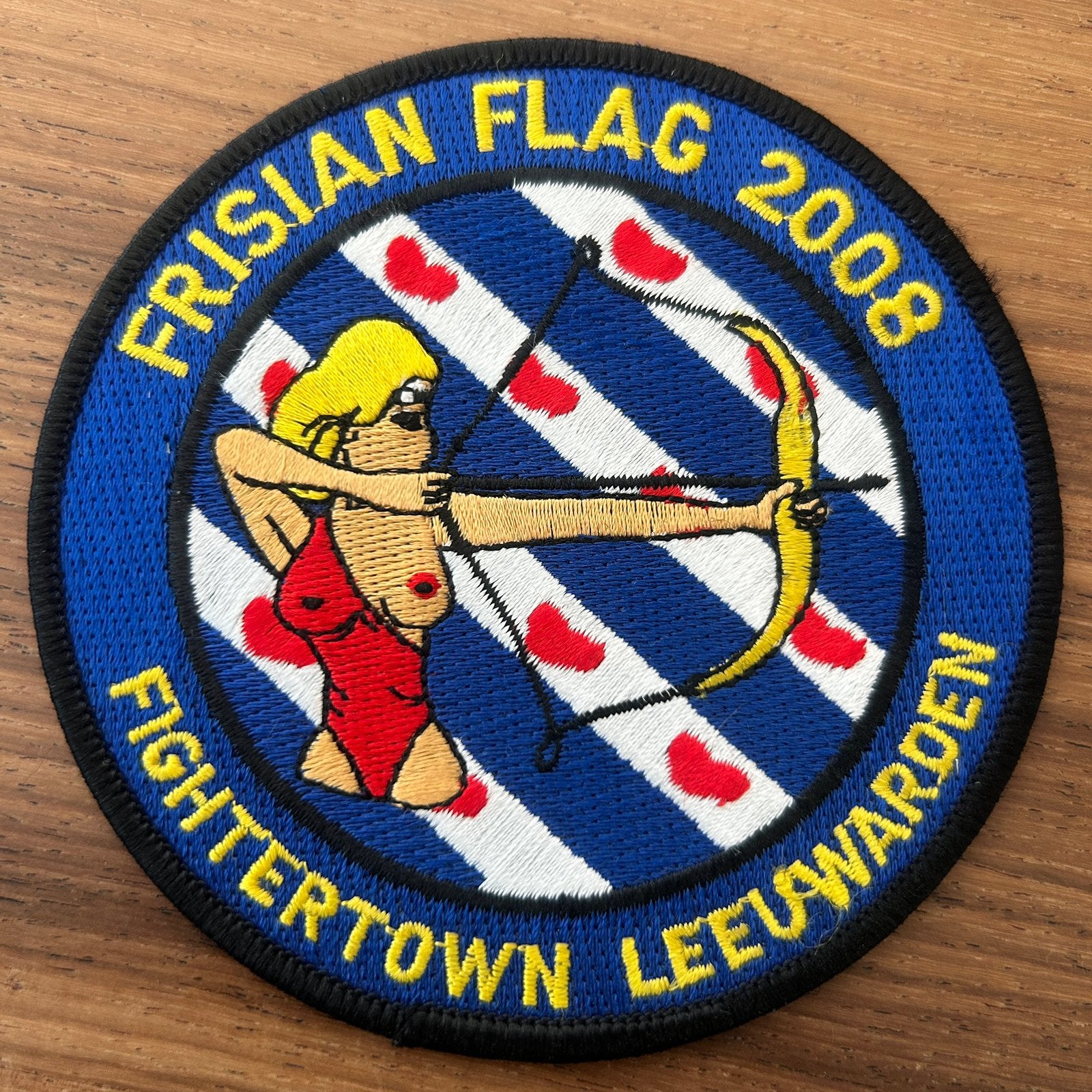 RNLAF 323 Squadron Frisian Flag, Ophalen of Verzenden, Zo goed als nieuw, Patch, Badge of Embleem