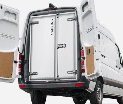 Vebabox  Koelwagen   Mobiele koelcel, Ophalen, Koelen en Vriezen
