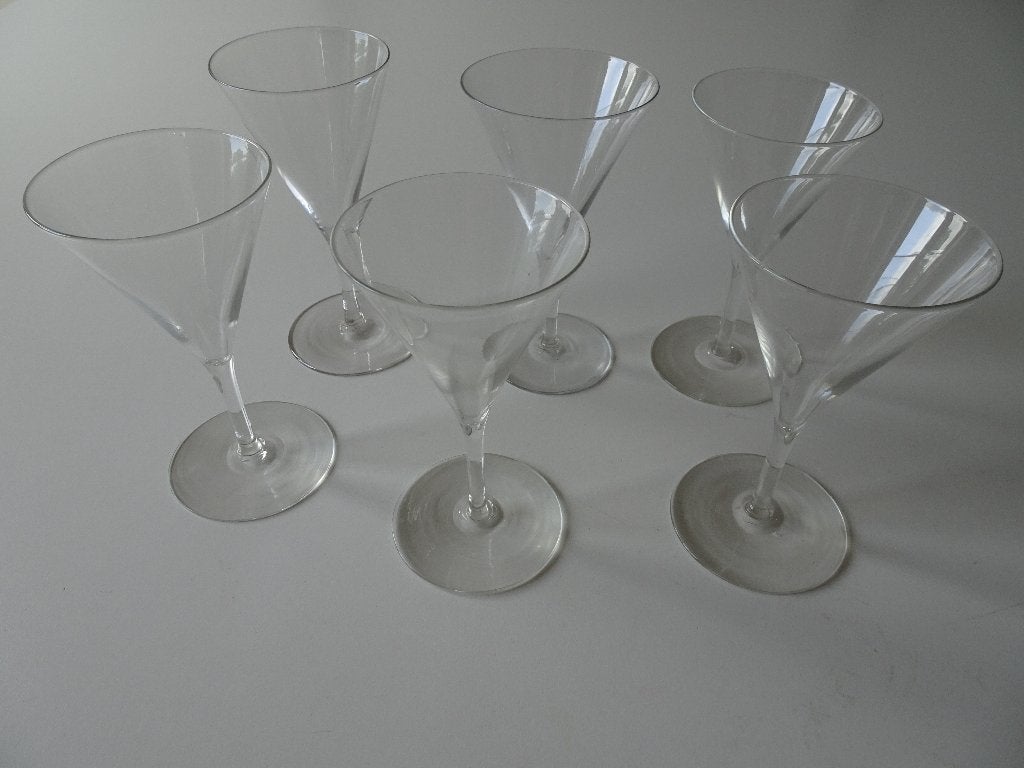 Antiek wijnglas portglas sherryglas kristal, Ophalen of Verzenden