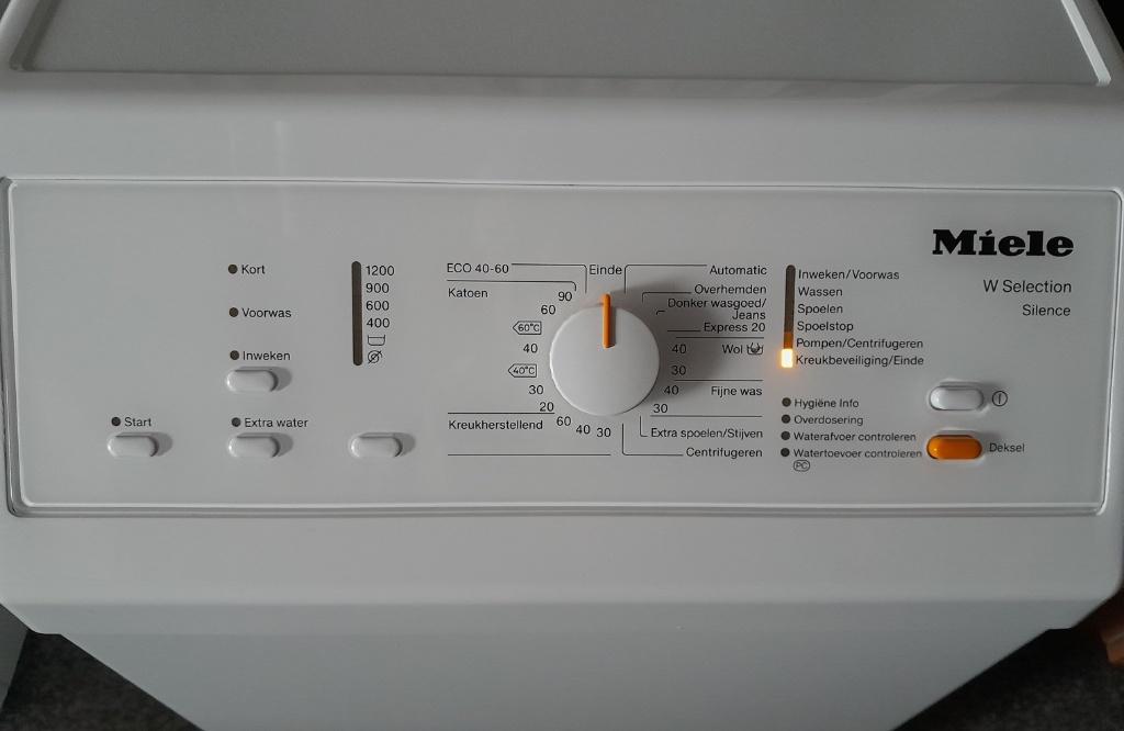 Miele bovenlader W Selection Silence  WS 613 WCS, Witgoed en Apparatuur, Wasmachines, Zo goed als nieuw, Bovenlader, 6 tot 8 kg