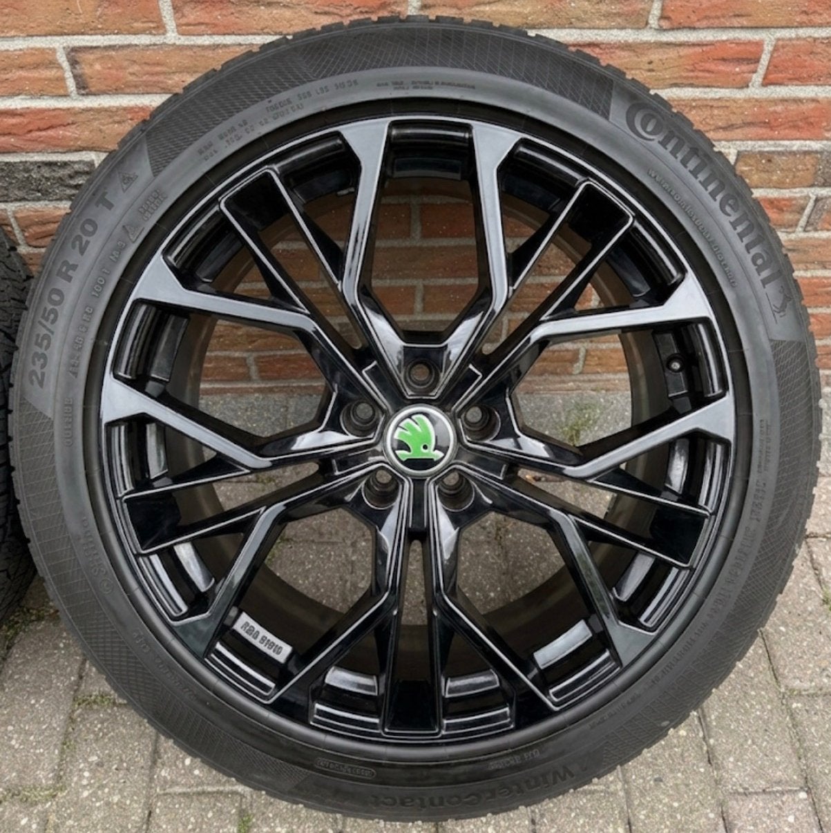 ✅ 20” Skoda Enyaq / VW ID.4/5 / Audi Q4 E-tron set 5x112 GMP, Ophalen, Gebruikt, Banden en Velgen, Winterbanden