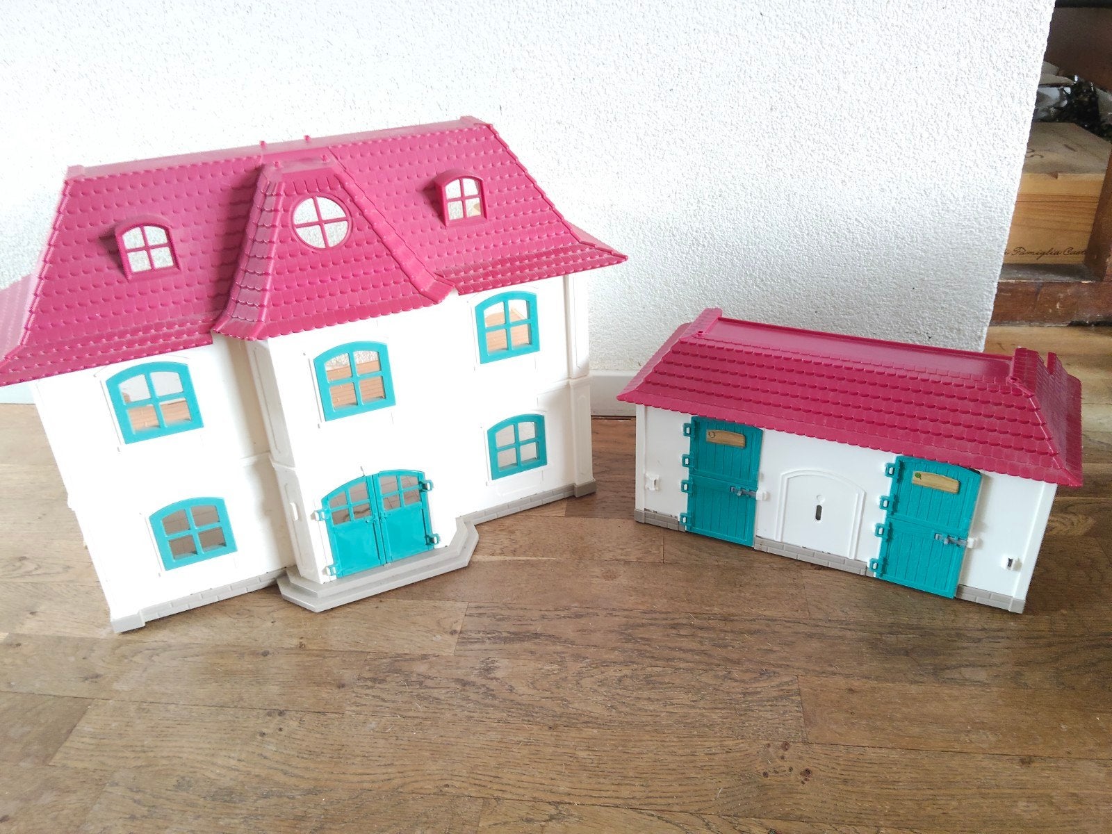 Schleich Huis 42416 - Paardenstal met Woonhuis, Ophalen of Verzenden