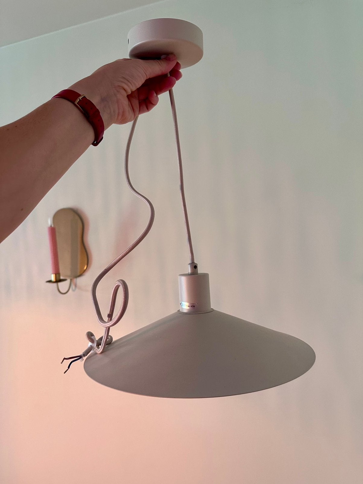 Hanglamp japandi karwei, Ophalen of Verzenden, Zo goed als nieuw