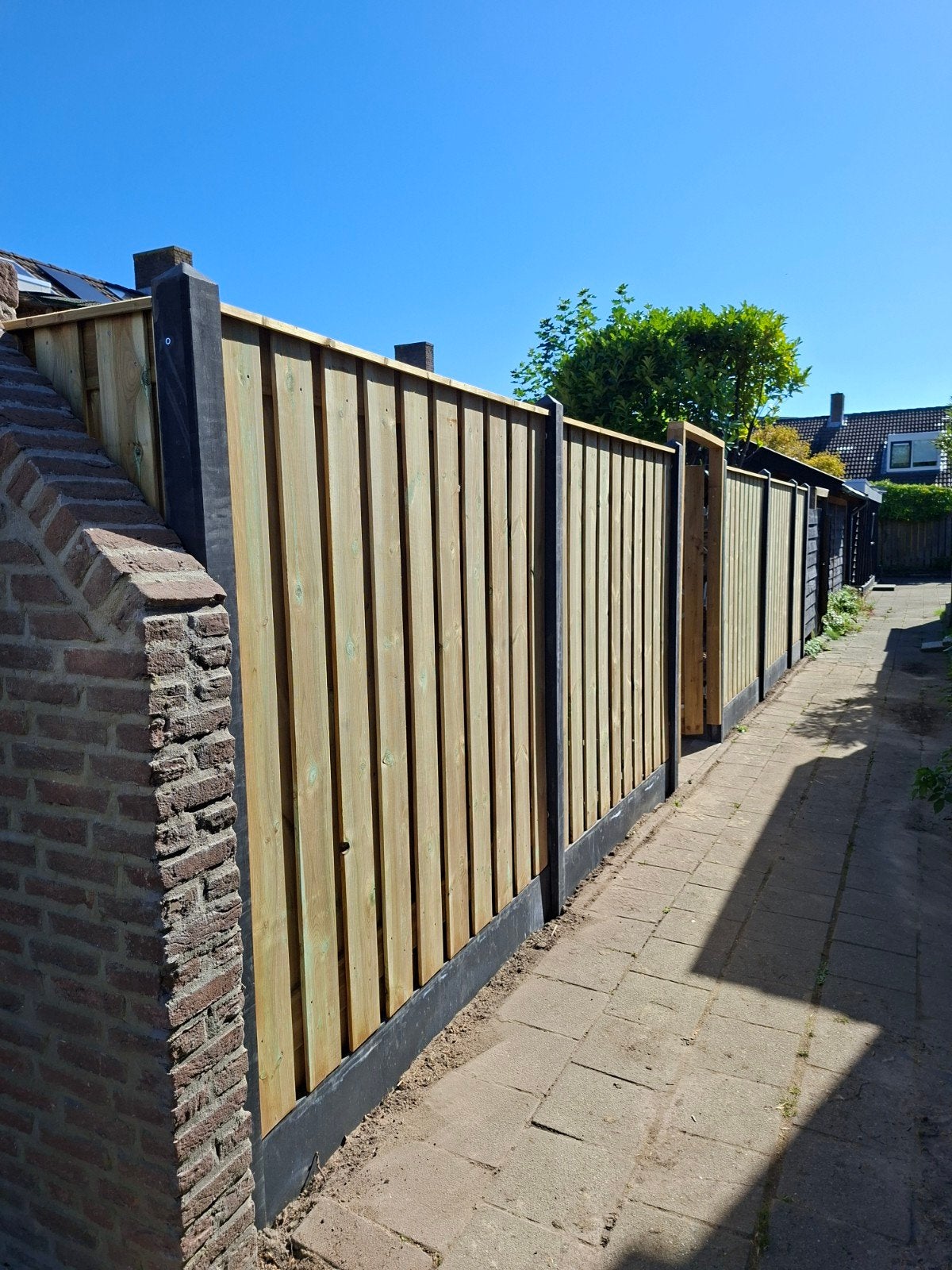 Schuttingplaatsing /Geimpgr Grenen/Douglas/Hardhout/composie, Tuin en Terras, Ophalen, 1 tot 2 meter, Nieuw, 3 tot 6 meter