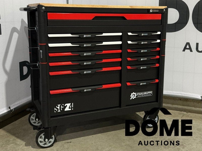 Stahlgruppe SG24 professionele gevulde gereedschapswagen, Auto diversen, Aanhangers en Bagagewagens