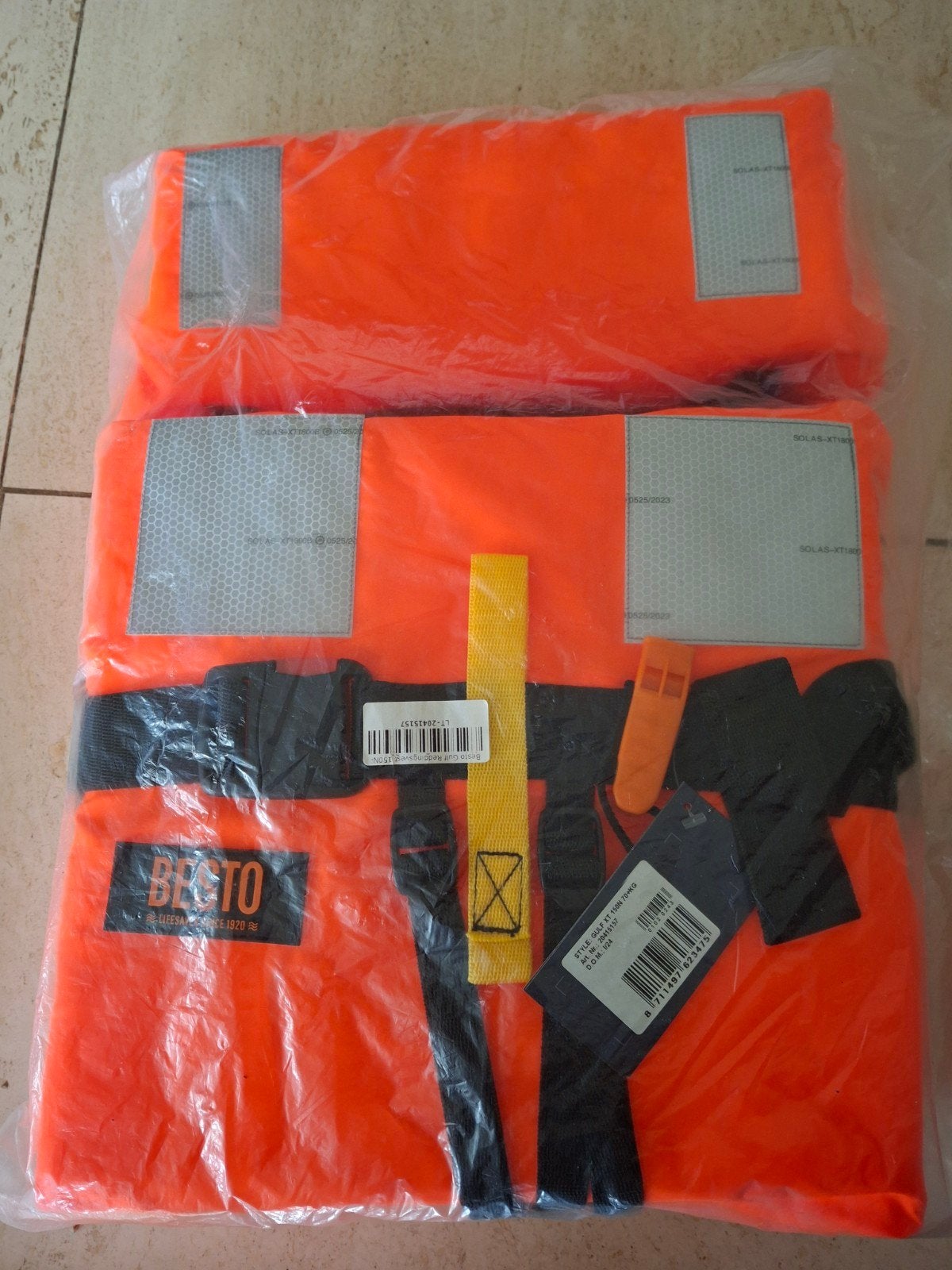 Besto Gulf XT 150N reddingsvest life jacket nieuw!, Watersport en Boten, Watersportkleding, Ophalen of Verzenden, Nieuw, Dame of Heer