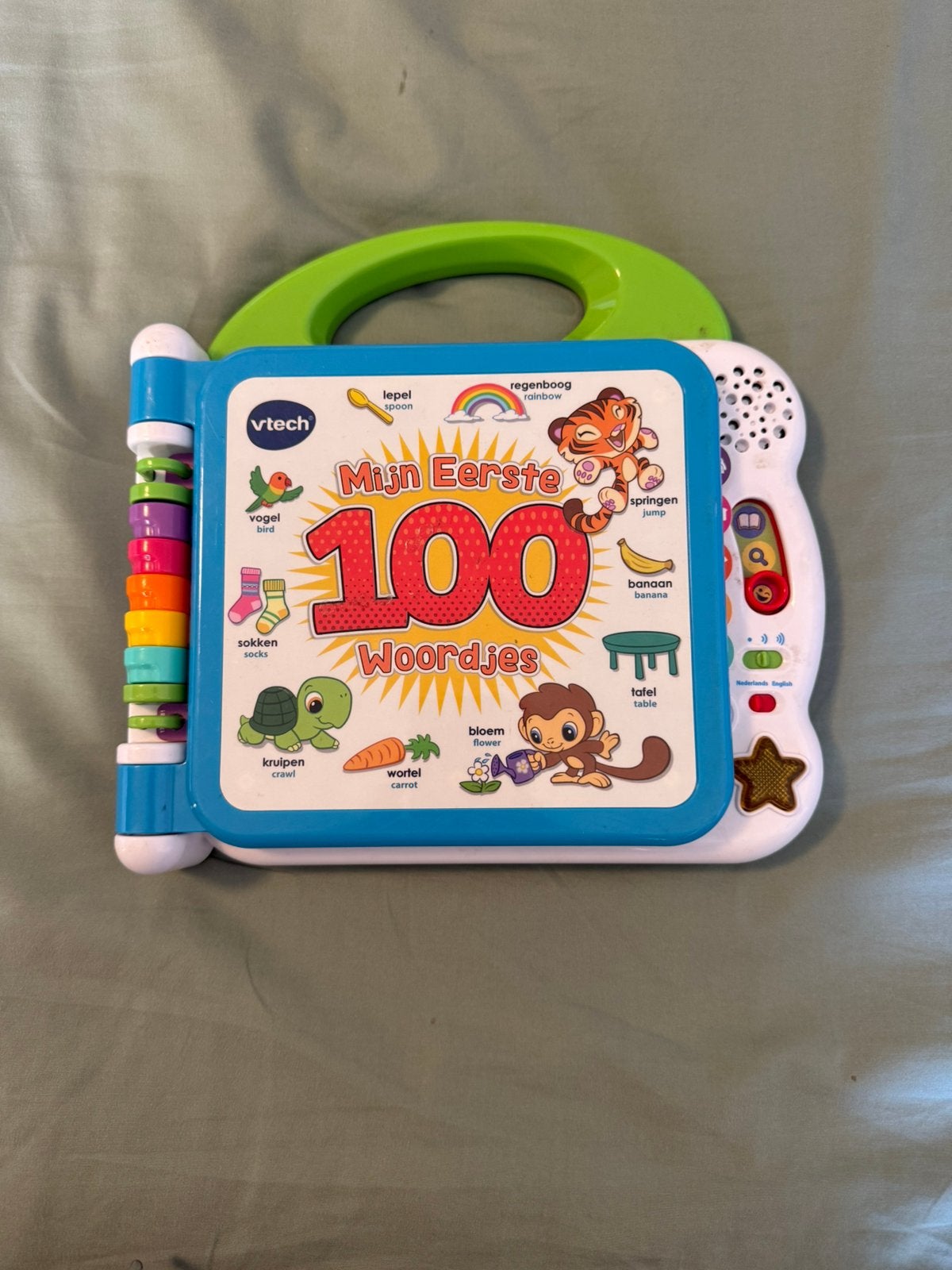 Vtech mijn eerste 100 woordjes, Ophalen, Zo goed als nieuw, 6 maanden tot 2 jaar