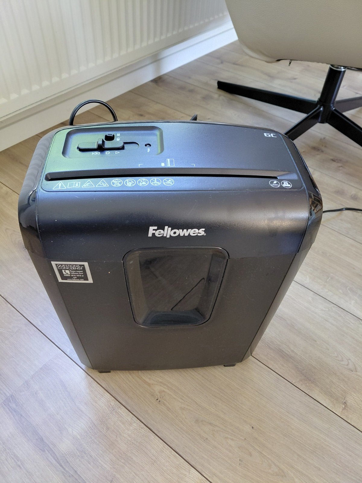 Fellowes 6C Multifunctionele Papierversnipperaar ZGAN, Ophalen of Verzenden, Gebruikt