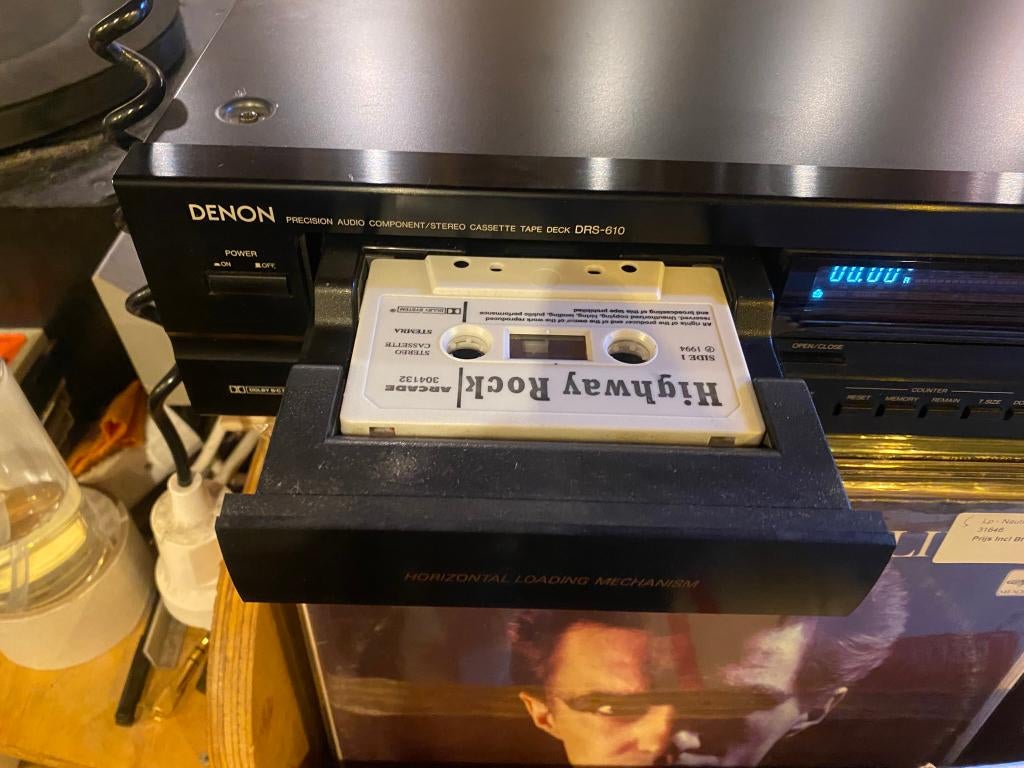 Denon DRS 610 Cassettedeck, -, Denon, -, Enkel