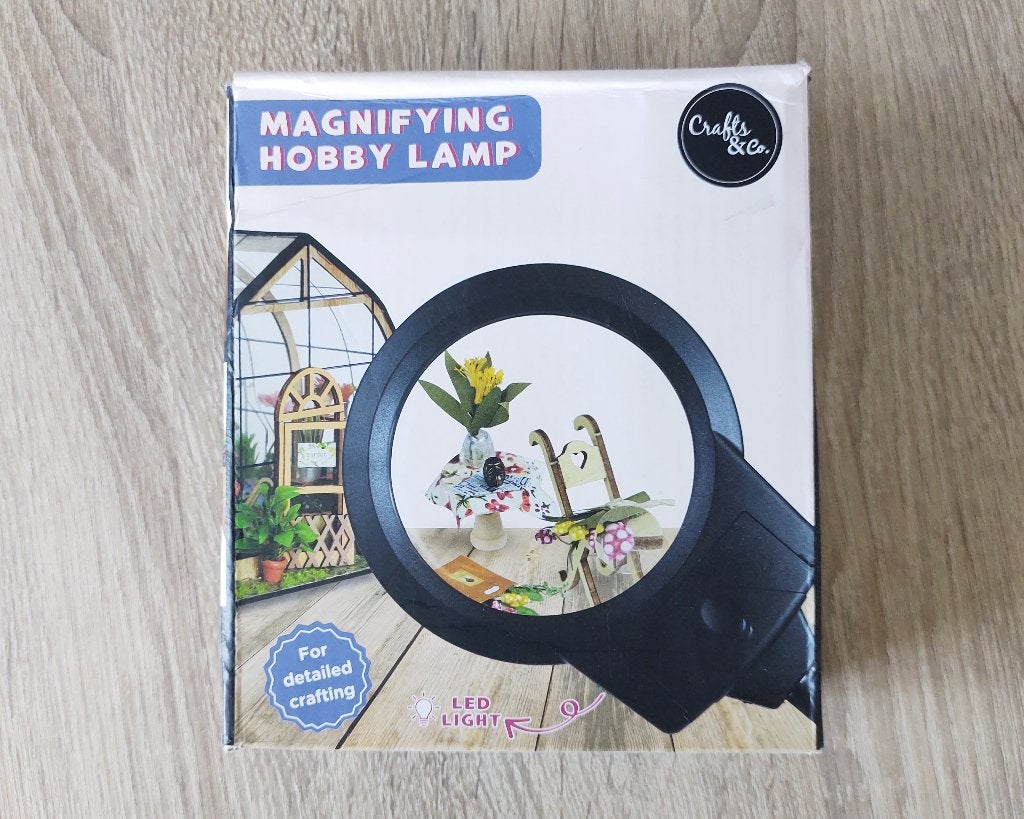 Hobby vergrootglas met lampje en tafelklem (nieuw), Ophalen of Verzenden, Nieuw, Loeplamp