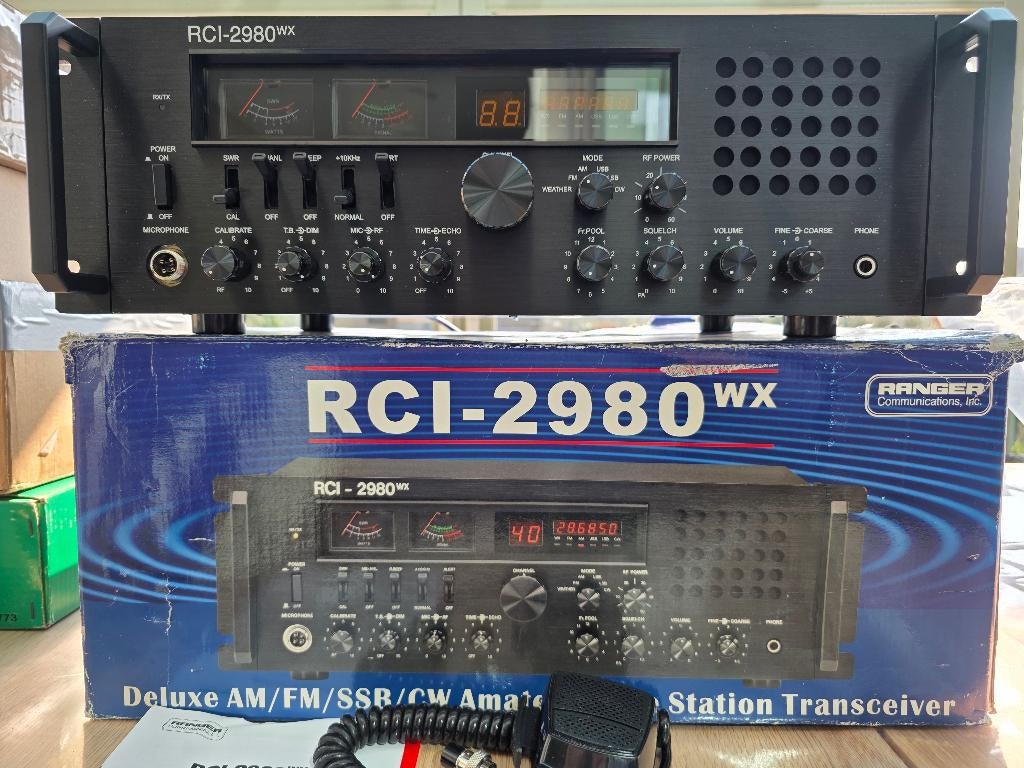 Ranger RCI-2980 WX in vrijwel perfecte staat, Telecommunicatie, Zenders en Ontvangers, Ophalen of Verzenden, Nieuw, Zender en Ontvanger