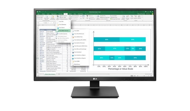 LG 24BK55YP-I - 24" Full HD IPS LED Monitor, Computers en Software, Monitoren, Nieuw, 60 Hz of minder, DisplayPort, HDMI, Gaming