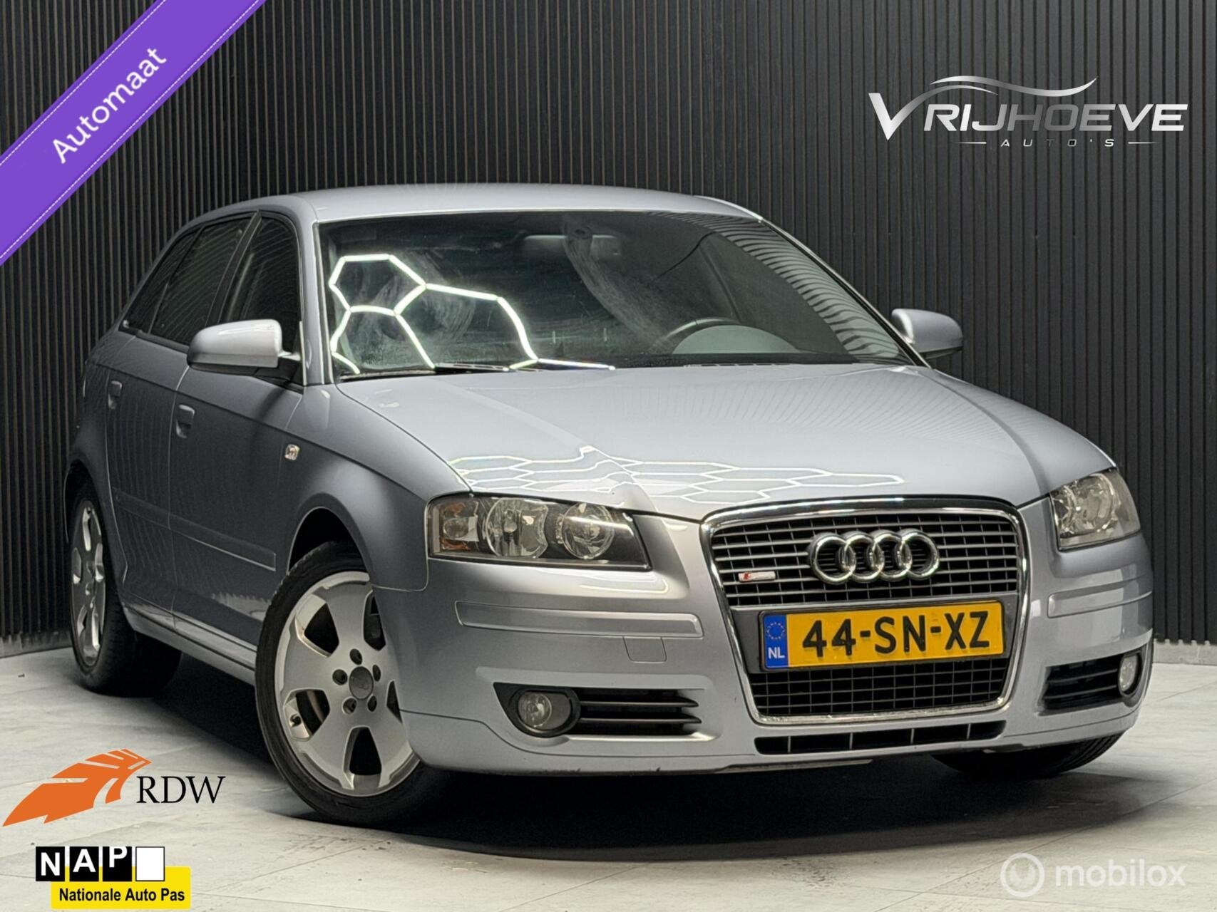 Audi A3 Sportback 2.0 FSI Ambition|S-line|AUTOMAAT|AIRCO|STO, Auto's, Gebruikt, Origineel Nederlands, Bedrijf, Euro 4