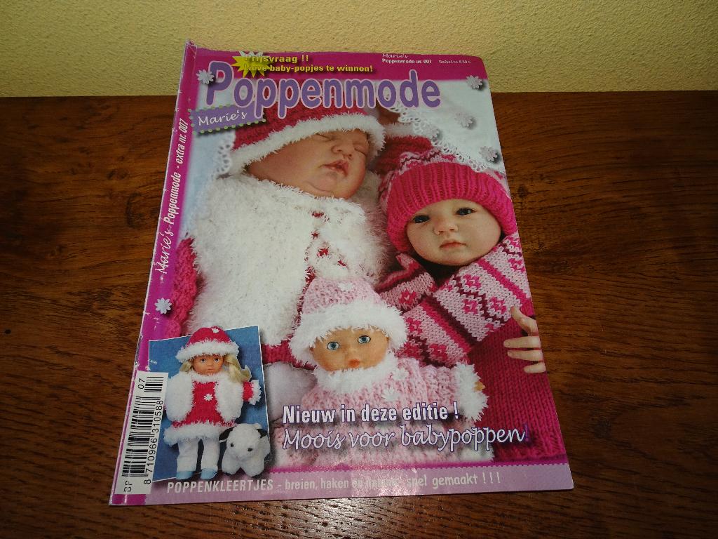 Marie's Poppenmode nr. 007 tijdschrift, Hobby en Vrije tijd, Ophalen of Verzenden, Zo goed als nieuw, Breien of Haken, Patroon of Boek