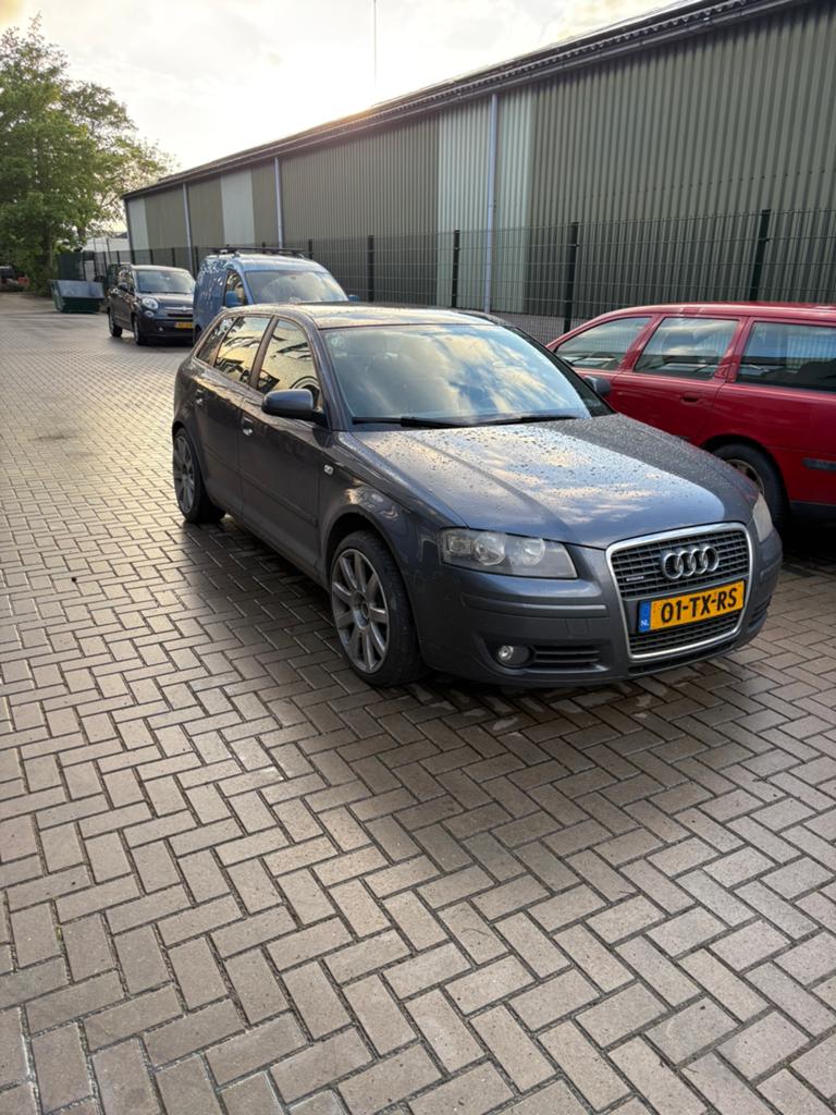 Audi A3 2.0 Tfsi Sportback Quattro 147KW 2007 Grijs, 4 cilinders, 1984 cc, 1445 kg, Handgeschakeld