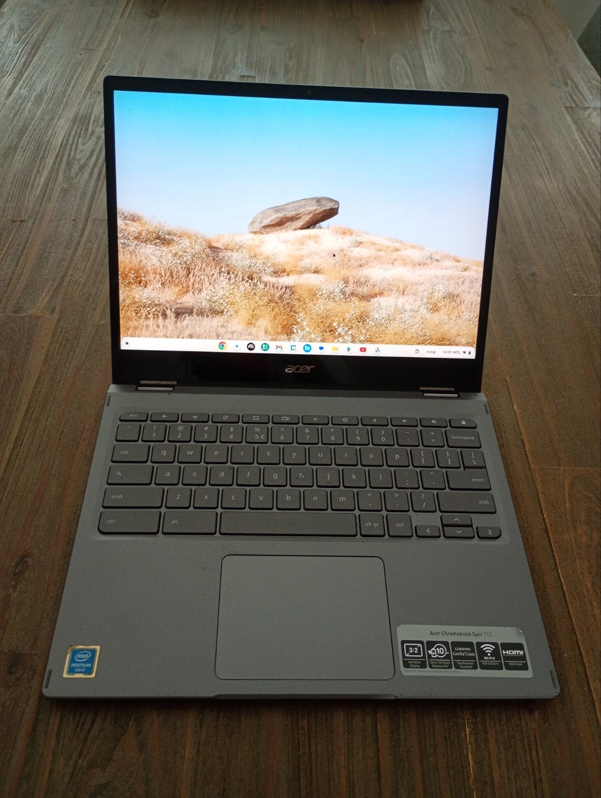 Acer Chromebook Spin 713 - Nette staat, zonder lader, Ophalen of Verzenden, Touchscreen, Gebruikt, Acer
