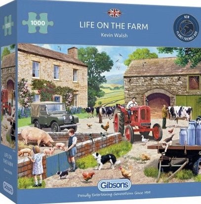 Gibsons - Life on the Farm - 1000 stukjes, Ophalen of Verzenden, 500 t/m 1500 stukjes, Nieuw, Legpuzzel