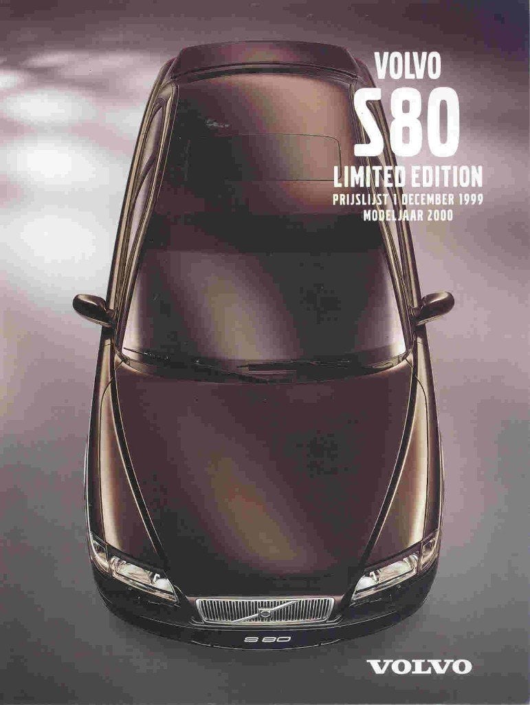 Volvo S80 Limited Edition (dec. 1999; mj. 2000), Verzenden, Nieuw, Volvo