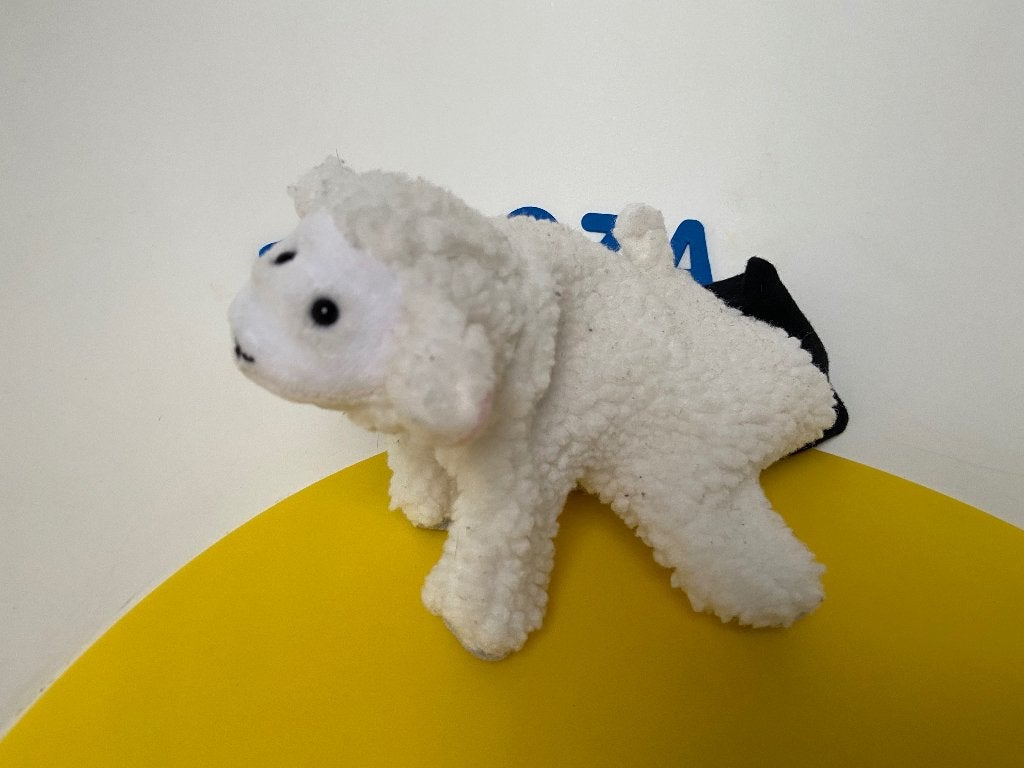 K3355 beleduc handpop schaap, Ophalen of Verzenden, Zo goed als nieuw, Overige typen
