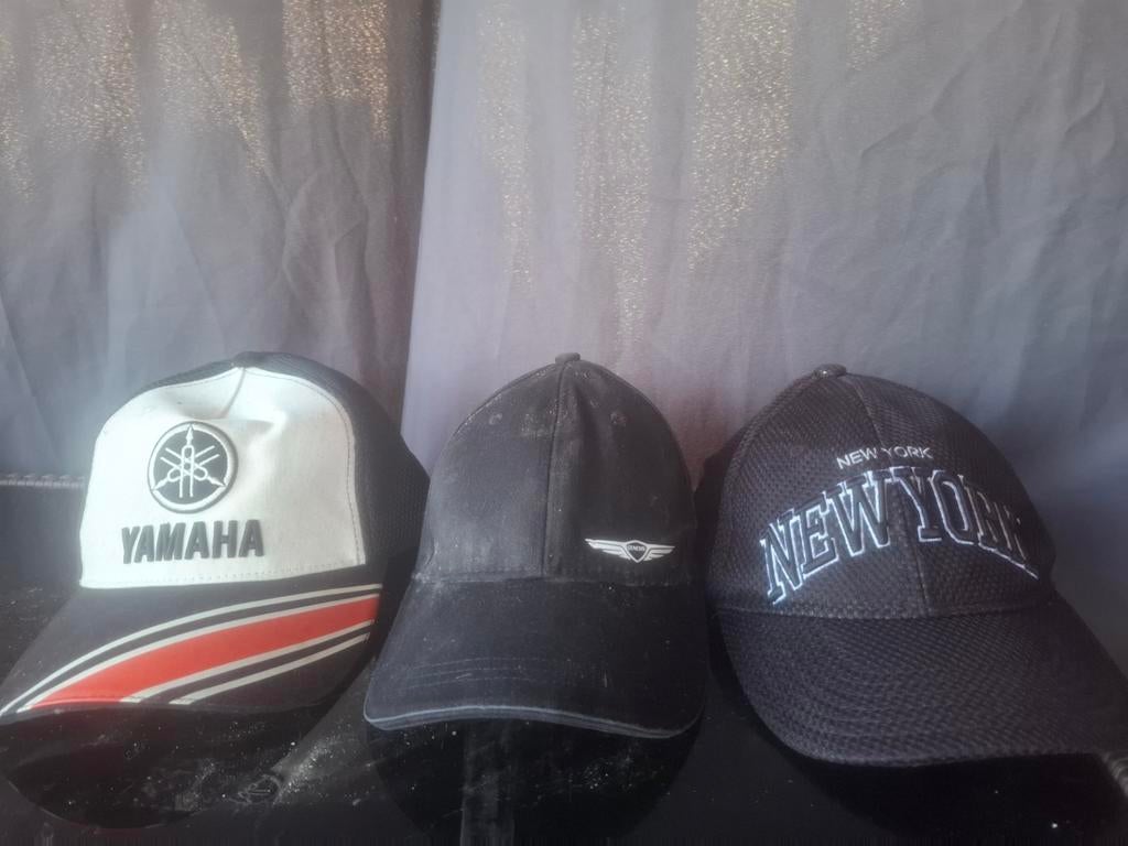 Partij van 6 Toffe Caps / Petten (o.a. Yamaha, New York, Uni, Kleding | Heren, Ophalen of Verzenden, Nieuw