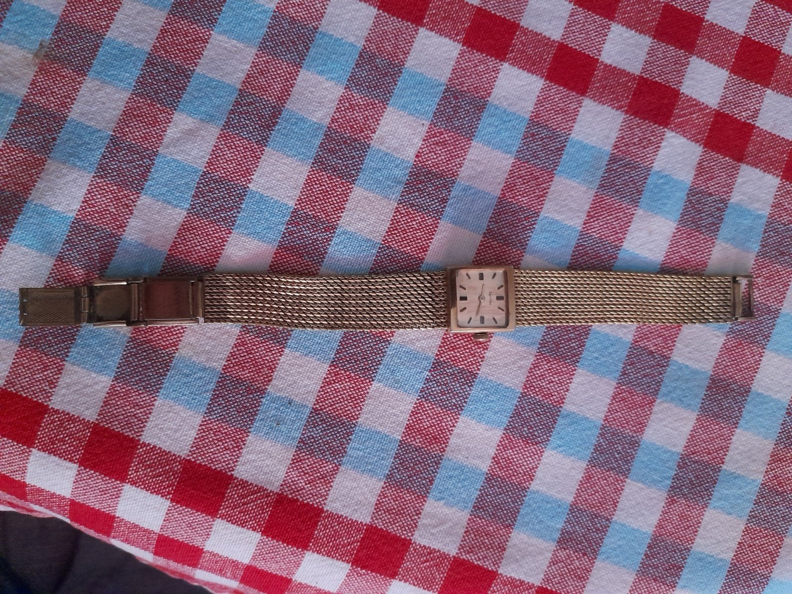Mechanisch horloge verguld, Ophalen of Verzenden