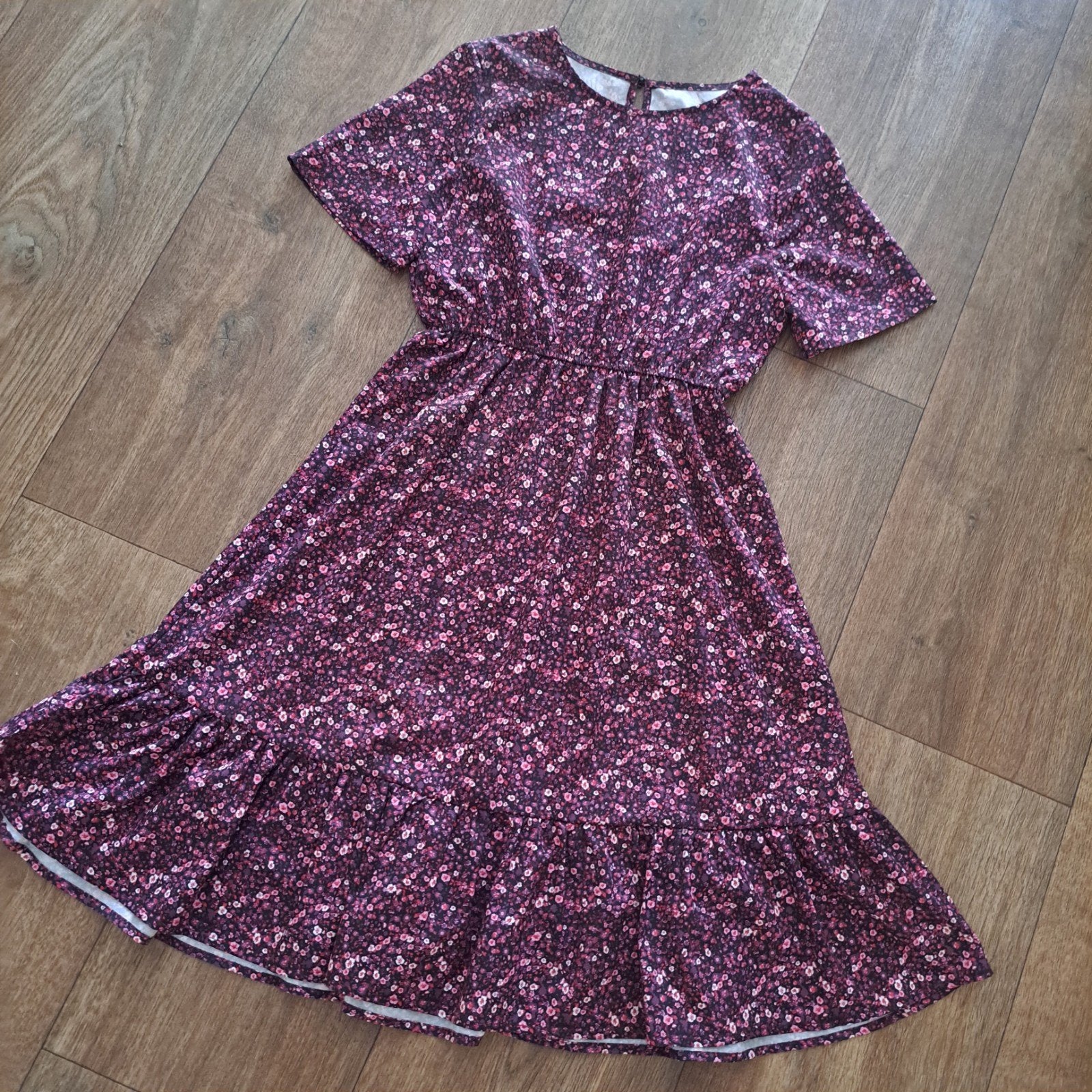 vrolijk zomerjurkje mt. S, Kleding | Dames, Jurken, Paars, Ophalen of Verzenden, Zo goed als nieuw, Maat 36 (S)