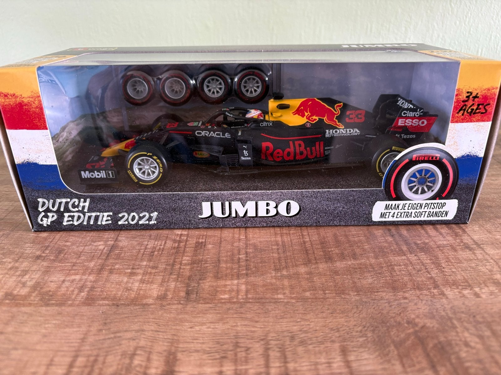 Bburago Red Bull Racing RB16B Max Verstappen Dutch GP 2021, Ophalen of Verzenden, Nieuw, Auto, Overige merken