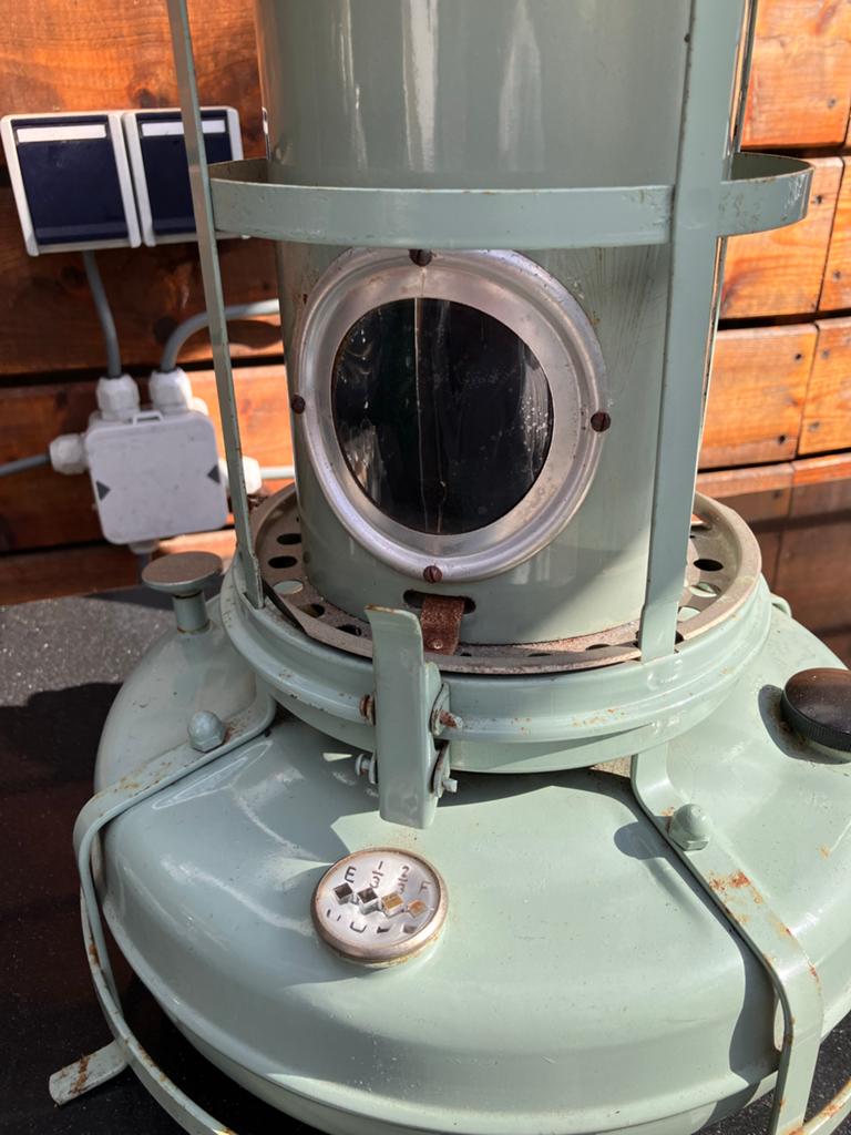 Antieke Petroleumkachel - Vintage Warmtebron, Ophalen, Gebruikt