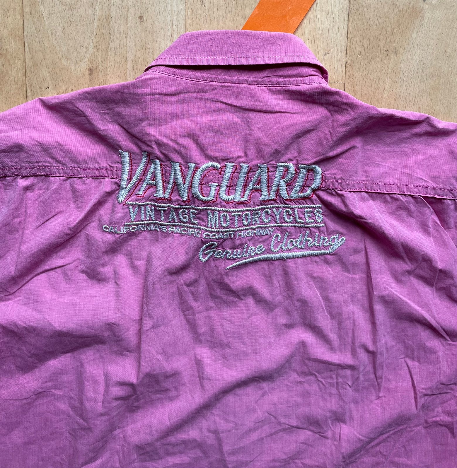 Vanguard overhemd shirt met mooie details roze XL, Ophalen of Verzenden, Roze, Halswijdte 43/44 (XL)