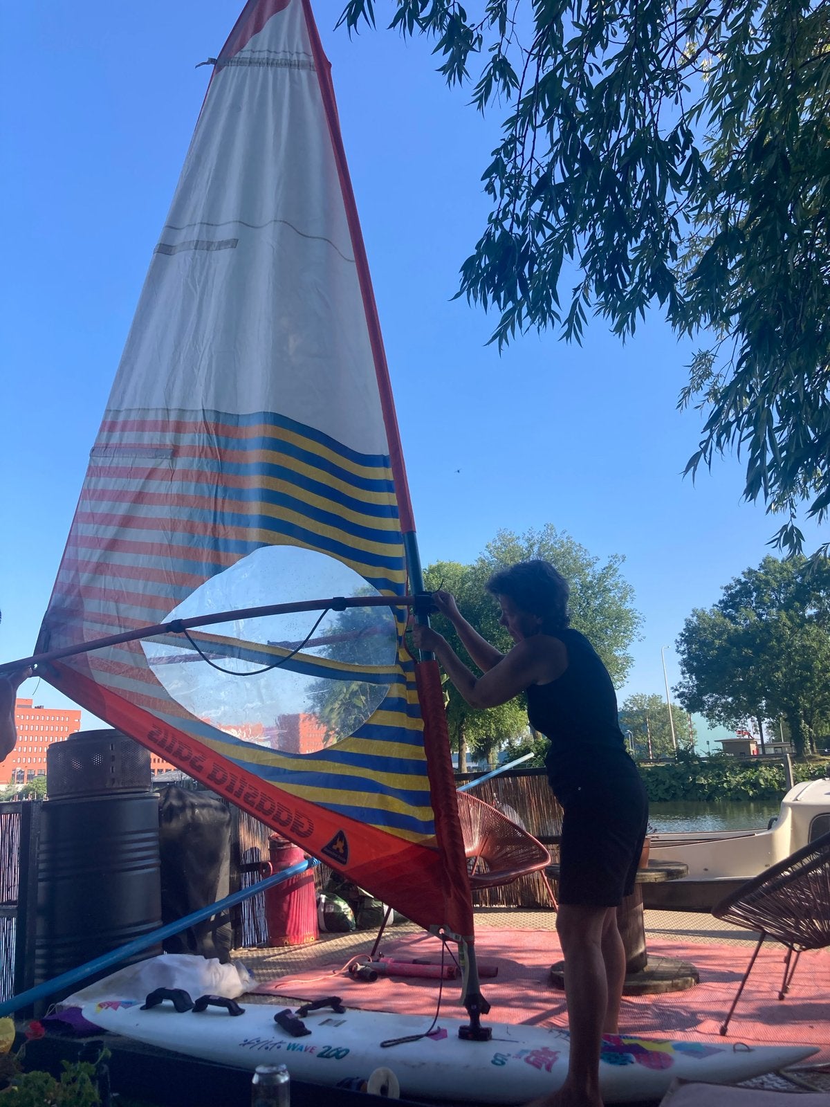 Complete windsurfset Gaastra Sails en F2 Wave 260, Ophalen, Gebruikt, 5 tot 6.5 m², Minder dan 250 cm
