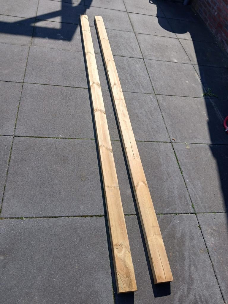 Geïmpregneerde regel, Tuin en Terras, Ophalen, Nieuw, 250 cm of meer, Balken