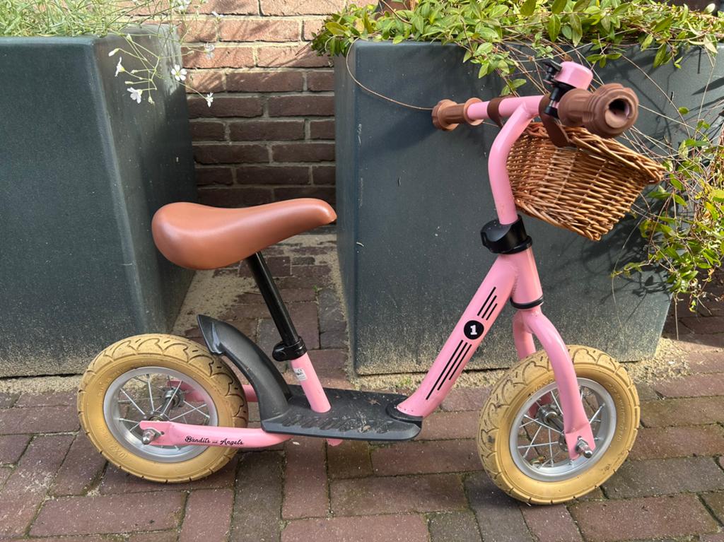 Loopfiets van Bandit & Angels, Fietsen en Brommers, Fietsen | Kinderfietsjes, Zo goed als nieuw, Minder dan 16 inch, Ophalen