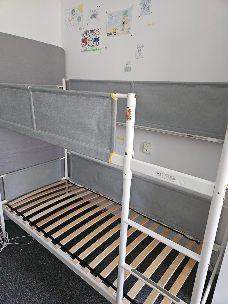 Stapelbed IKEA, Huis en Inrichting, Slaapkamer | Bedden, 90 cm, Eenpersoons, Ophalen of Verzenden, Zo goed als nieuw