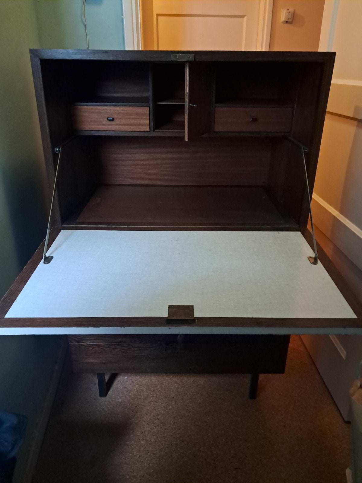 Vintage Secretaire Bureau - Compact & Stijlvol, Ophalen, Gebruikt, Vintage, Mid-century, Japans design
