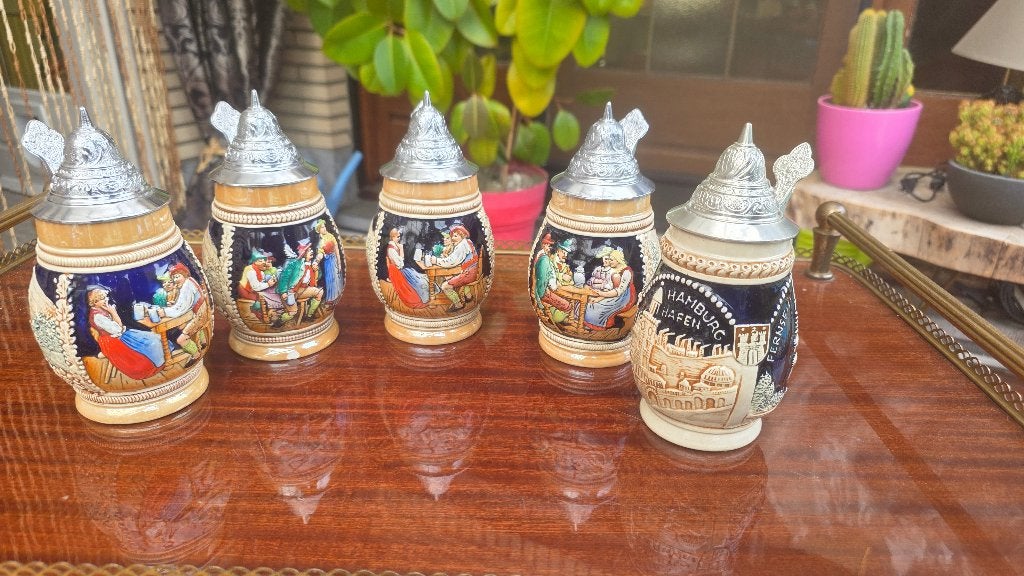 Duitse bierpullen, Verzamelen, Ophalen of Verzenden, Zo goed als nieuw, Overige typen, Overige merken