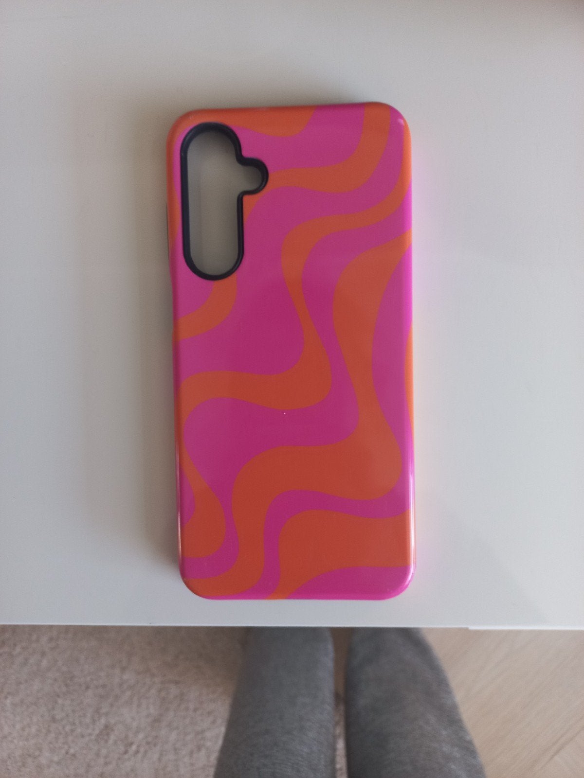 Telefoonhoesje voor Samsung Galaxy A16 - Roze/Oranje, Telecommunicatie, Ophalen of Verzenden, Zo goed als nieuw, Hoesje of Tasje