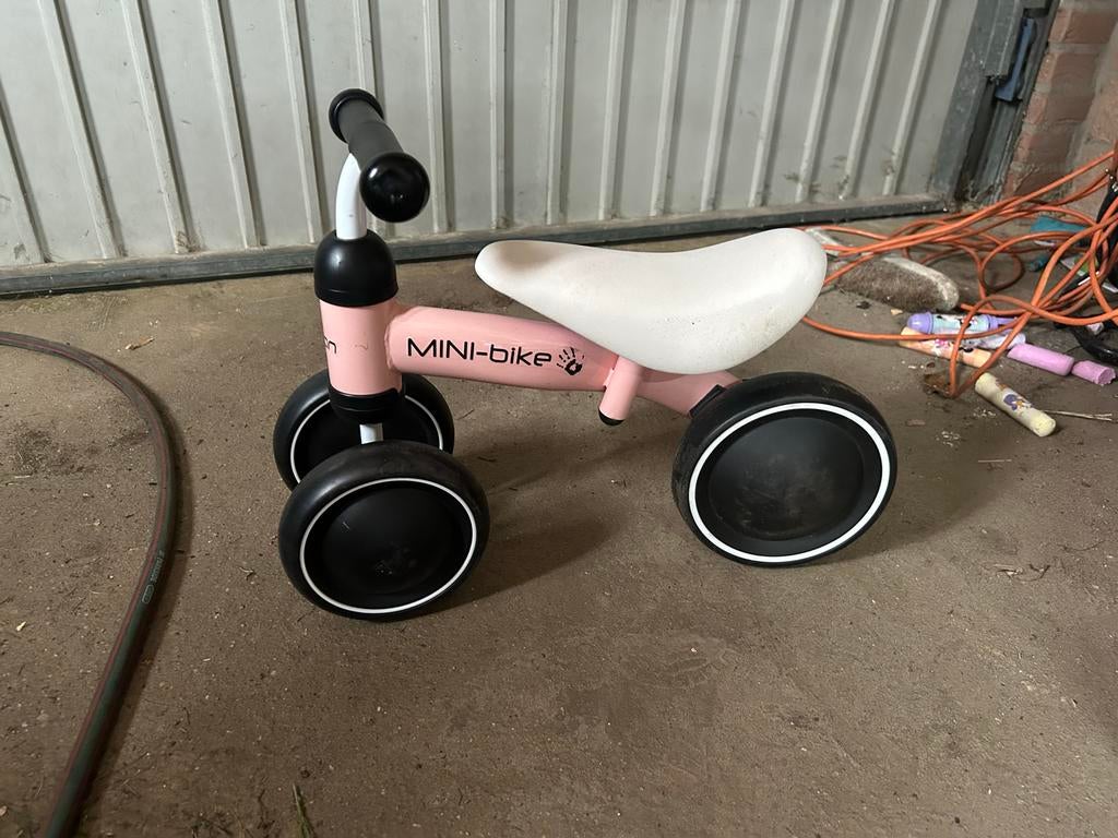 Roze MINI-bike loopfiets voor peuters, Ophalen, Zo goed als nieuw