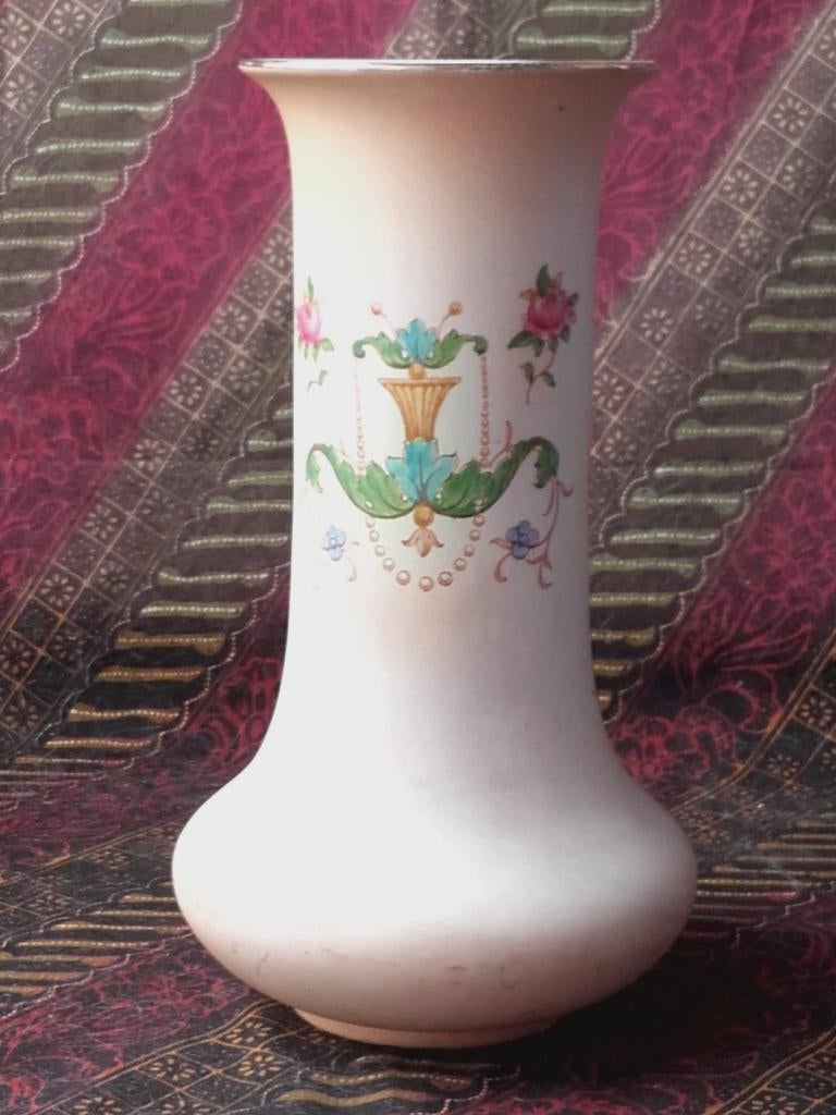 Mooie antieke vaas uit Engeland van Cameo Ducal porselein., Ophalen of Verzenden