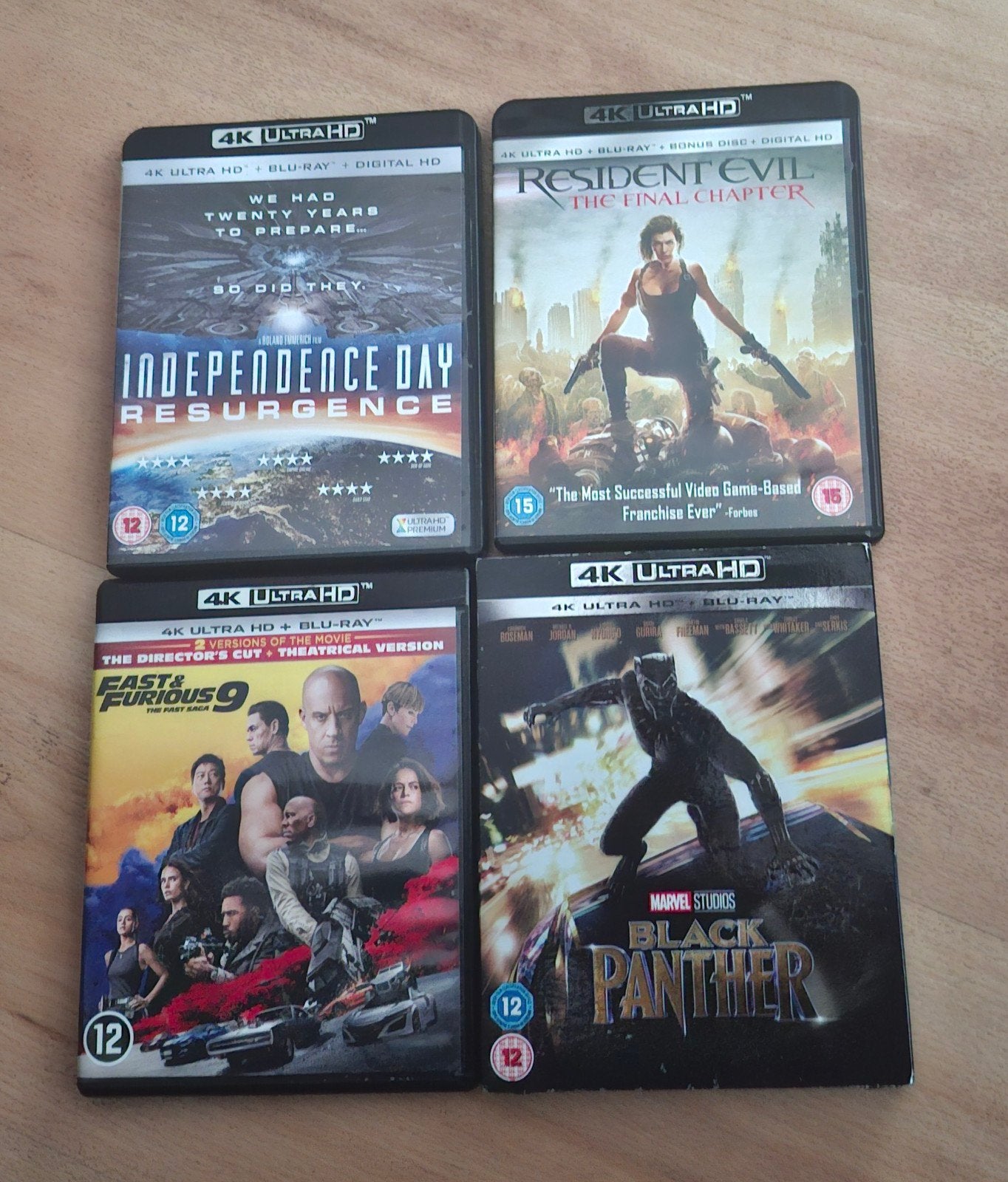 4K Ultra HD, Cd's en Dvd's, Blu-ray, Zo goed als nieuw, Actie, Ophalen of Verzenden