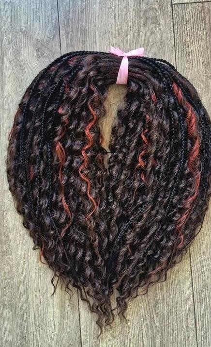 Dreadlocks Vlechten Set Donkerbruin 55DE krullen dread, Ophalen of Verzenden, Nieuw, Pruik of Haarverlenging