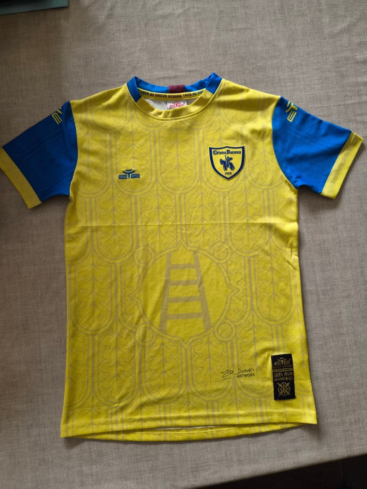 Chievo Verona Origineel Shirt XS - Zo goed als nieuw, Geel, Ophalen of Verzenden, Zo goed als nieuw, EYE Sportswear