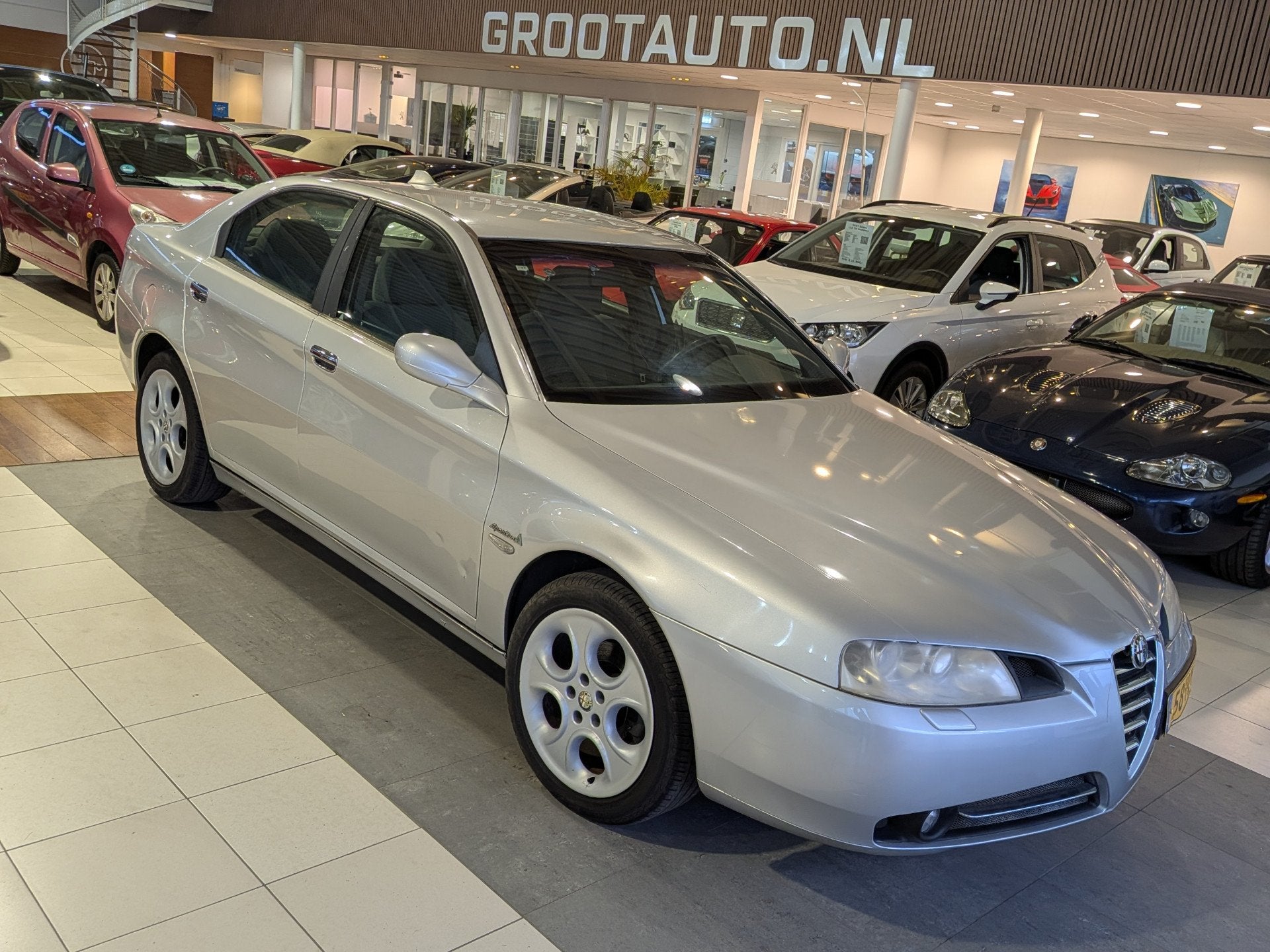 Alfa Romeo 166 2.0 T.Spark Business Edition Airco, Cruise Co, Auto's, Alfa Romeo, Voorwielaandrijving, Gebruikt, 150 pk, Handgeschakeld