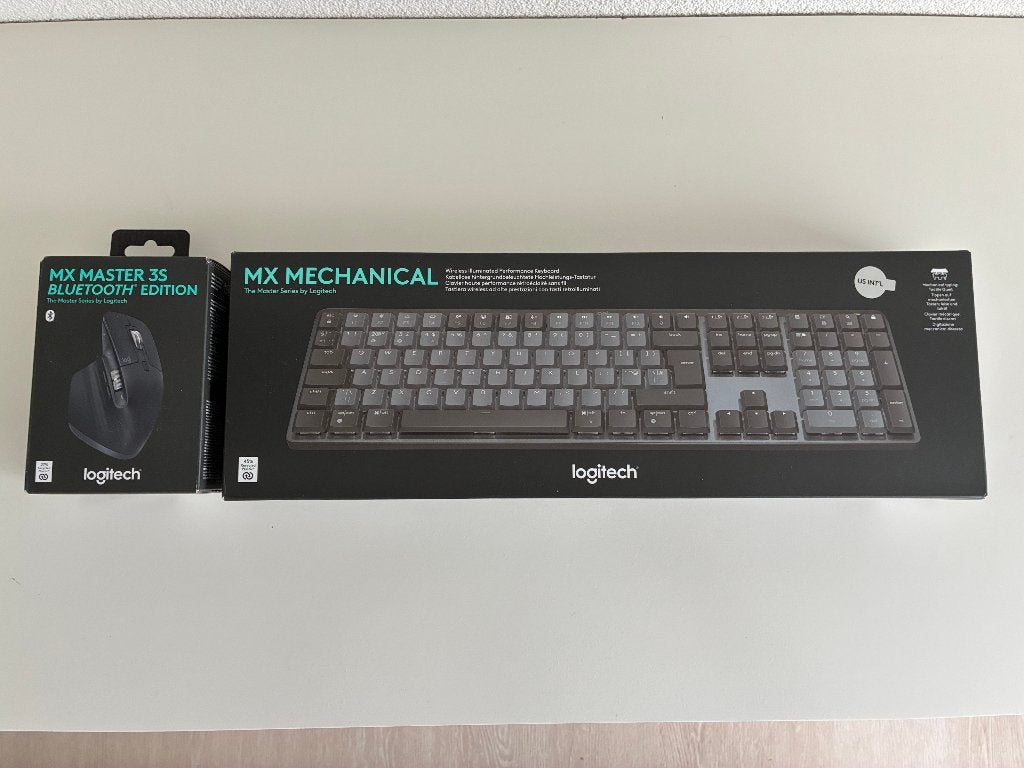 Logitech MX Master 3S / MX Mechanical set, Computers en Software, Rechtshandig, Muis, Logitech., Nieuw
